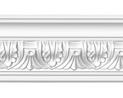 Плинтус потолочный с рисунком DECOMASTER 95622F гибкий (70*70*2400мм)