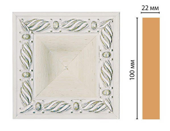 Вставка цветная DECOMASTER D207-15 (100*100*22мм)