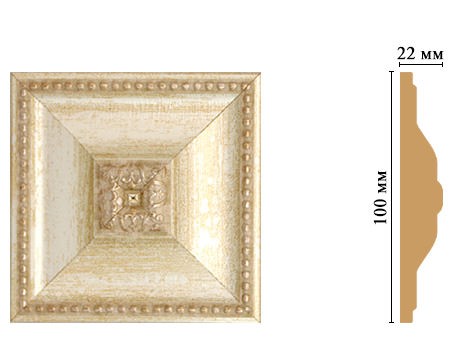 Вставка цветная DECOMASTER D209-281 (100*100*22мм)