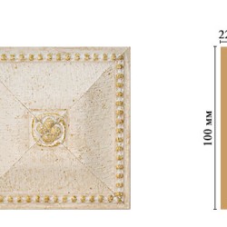 Вставка цветная DECOMASTER D209-41 (100*100*22мм)