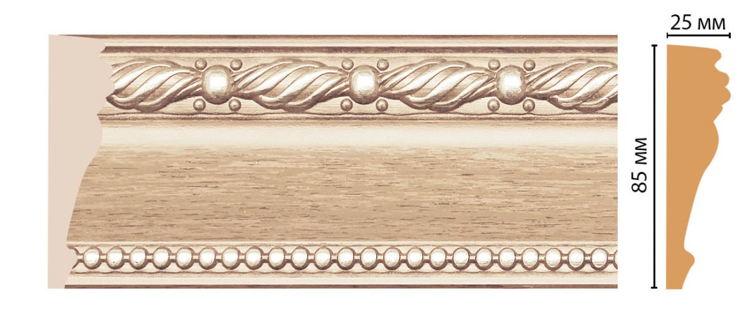 Молдинг DECOMASTER 152-11 ДМ (85*25*2400 мм)